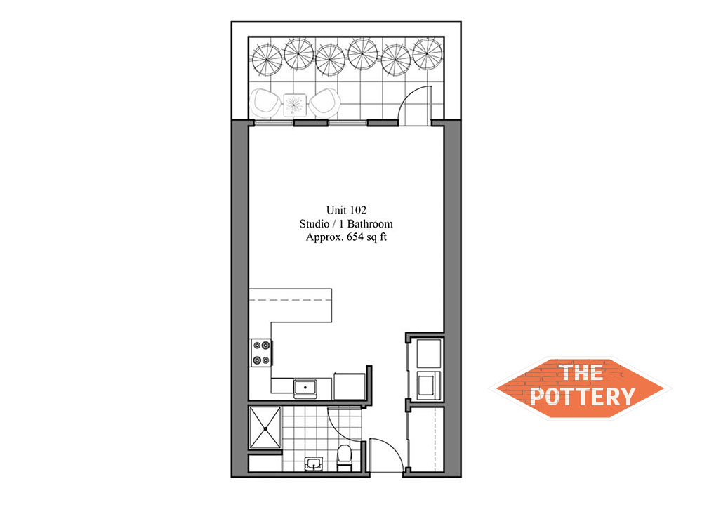 The Pottery Building - Studio Floorplan